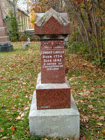 Edward Sadler memorial