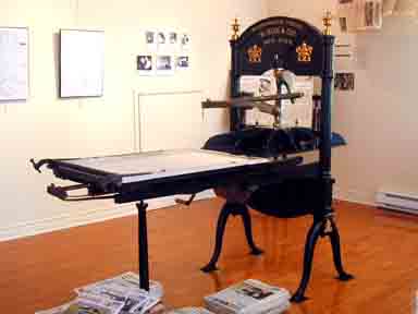 Our original printing press