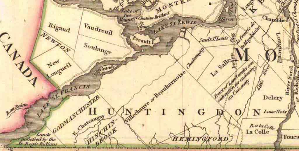 Map circa 1813